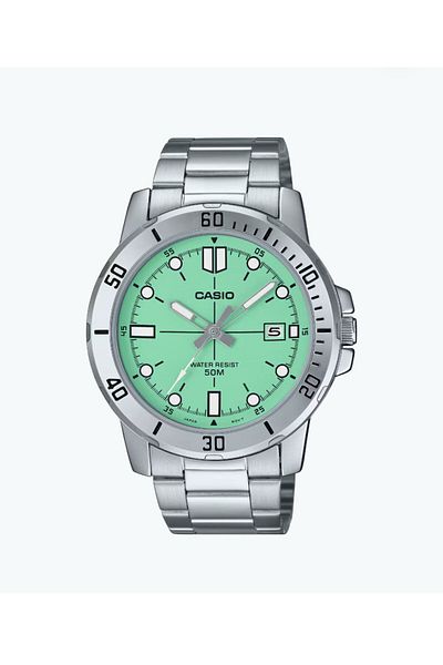 Casio Casio Men's Analog Quartz Stainless Steel Watch MTP-VD01D-3E1