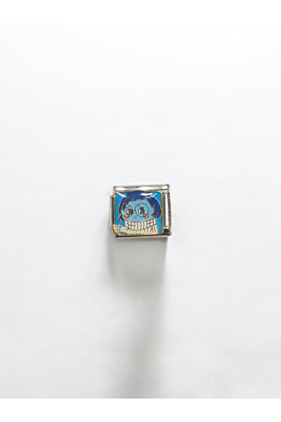 Bluw Jewelry Üzüntü Desenli İtalyan Charm Ters Yüz