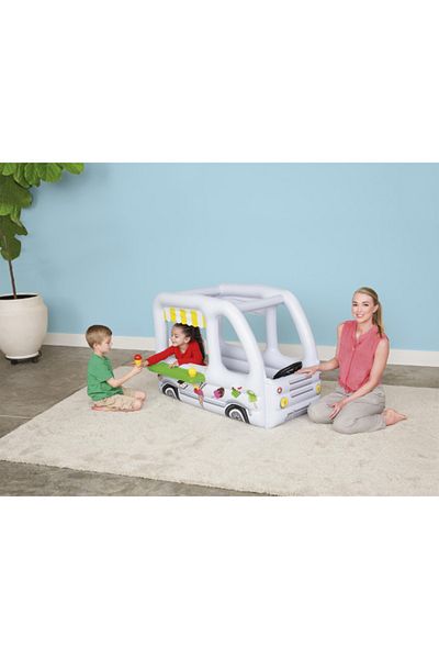 BESTWAY SCOOPS 'N SMILES ICE CREAM TRUCK BALL PIT - 26-52268