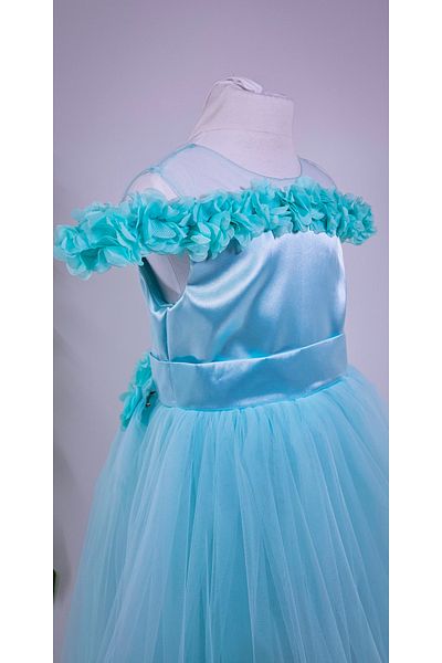 Melis Çocuk Flower Girl Evening Dress Wedding Dress