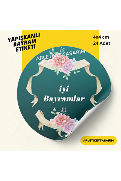 arl etiket tasarım dijital baskı merkezi Кръгли самозалепващи се етикети „Чес...