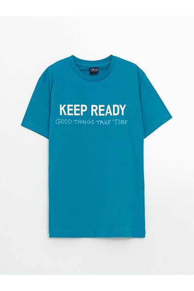 LC Waikiki Tricou pentru băiat cu gât crew de sezon nou - S5HF48Z4