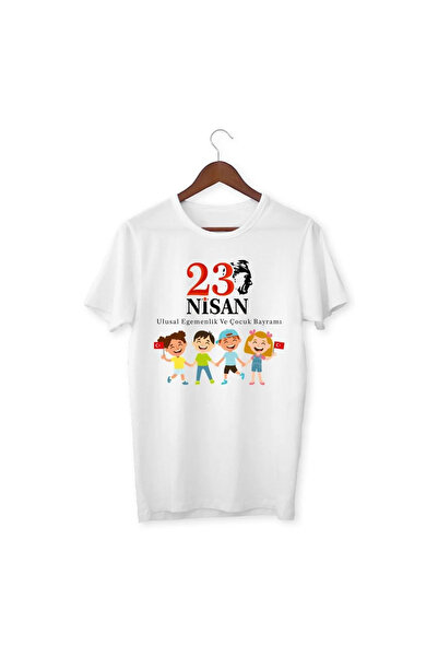 ALPŞAN TİCARET Παιδικό μπλουζάκι με στάμπα 23 Απριλίου Παιδικό μπλουζάκι με σ...