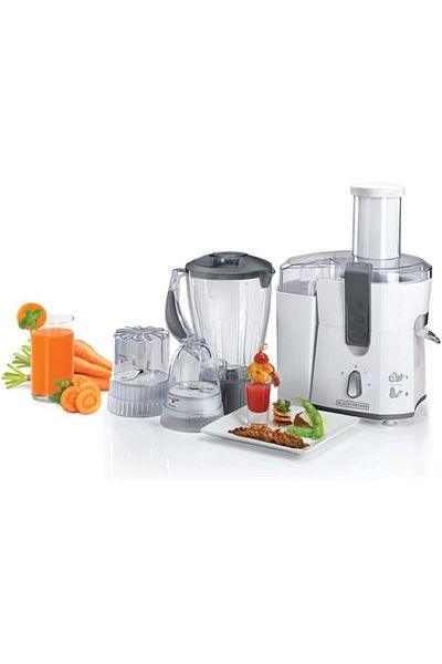 Black&Decker Black & Decker 500W Four-in-One Juicer Blender Mincer & Grinder JBGM600-B5 2 Years Warranty