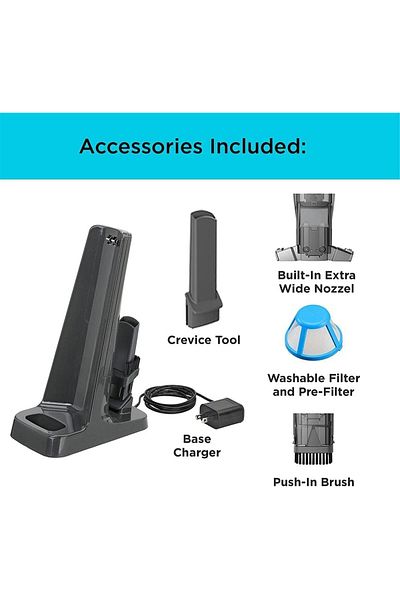 Black&Decker BLACK+DECKER Cordless 12V Handheld Dustbuster Vacuum, 22 Air Watts,11 Mins Runtime, HLVC315J11-GB
