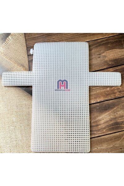 miraylahobi حقيبة قماش مربعة قماش (39x39 سم) 1 قطعة أبيض