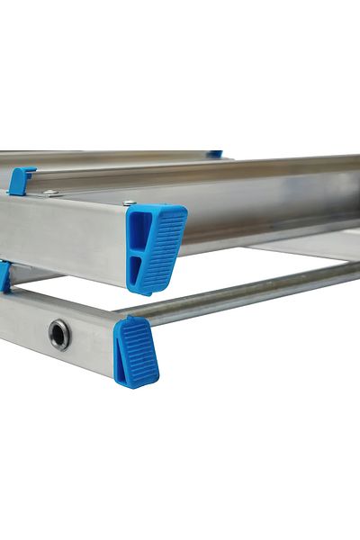 Mac Allister 4 tread Aluminium, plastic & steel Step Ladder (H)1440m