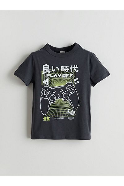 LC Waikiki New Season Crew Neck Boy's T-Shirt - S55743Z4