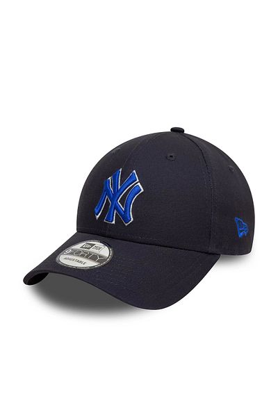 NEW ERA Унисекс шапка Nvy, странична нашивка и тъмносин цвят, модел 60595231-04
