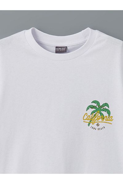 LC Waikiki Νέα σεζόν Crew Neck Boy's Tisort - S5I138Z4