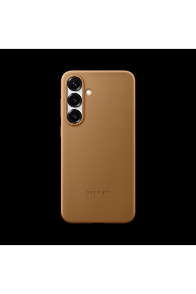 Samsung Galaxy S25 Plus Orijinal Deri Kılıf - Kahverengi