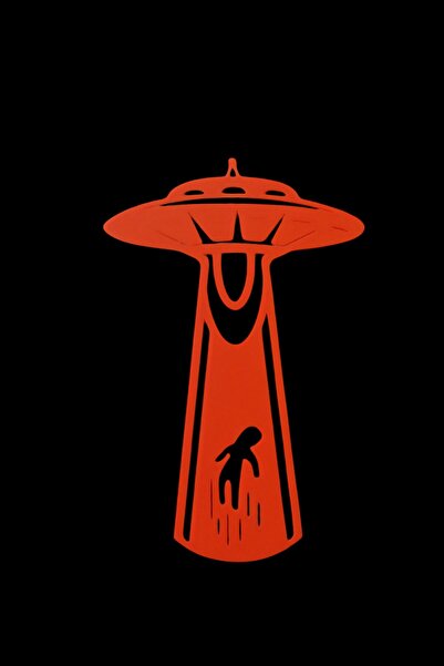 Uzman3D Flying Saucer Figured Bookends