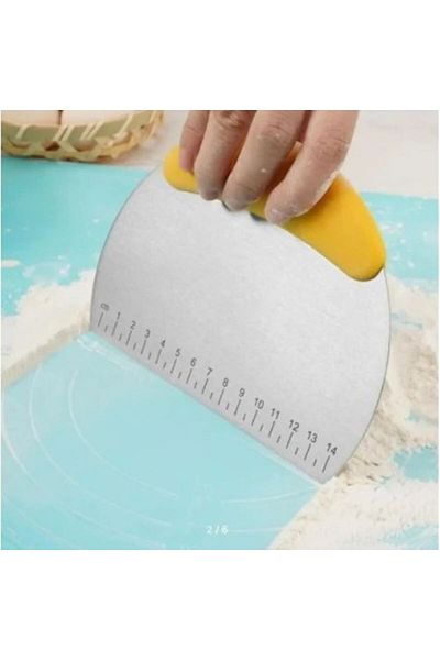 TTT Stainless Steel Dough Cutting and Shaping Spatula