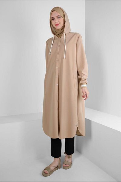 Alvina TUNIC WITH HOODED CUFFS WITH RUBBER 43833