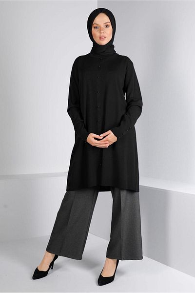 Alvina Knitwear Tunic 42010 - Bead Detailed