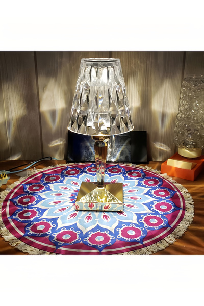 COOYA Crystal Diamond Table Lamp,Touch,Adjust Brightness,Exquisite Appearance,Light Soft,23X13X13cm