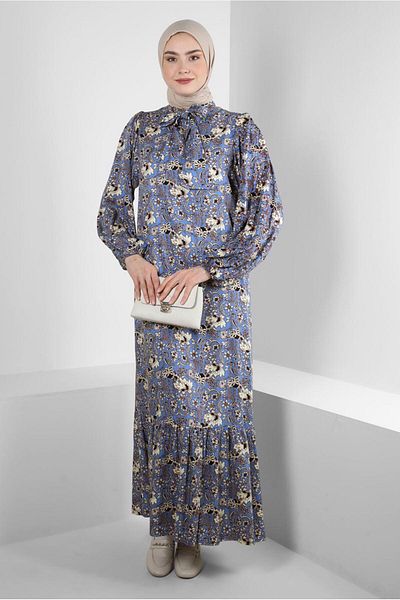 Alvina ROCHIE CRAVATĂ CU GULER 43748