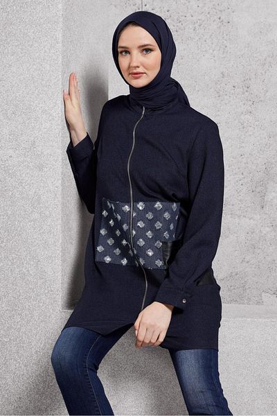 Alvina 45090 Model Zippered Tunic