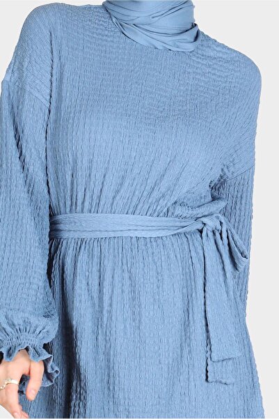 Alvina Σετ διπλό παντελόνι με εφέ βάφλας - 42716