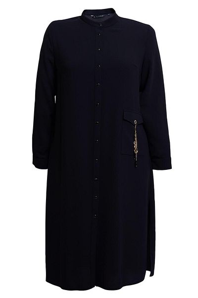 Alvina Plus Size Buttoned Tunic 44447