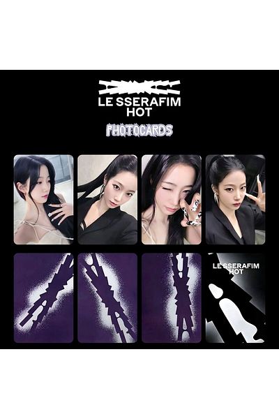 Kpop Dünyasi Le Sserafim Kazuha'' Hot'' Photocards Set