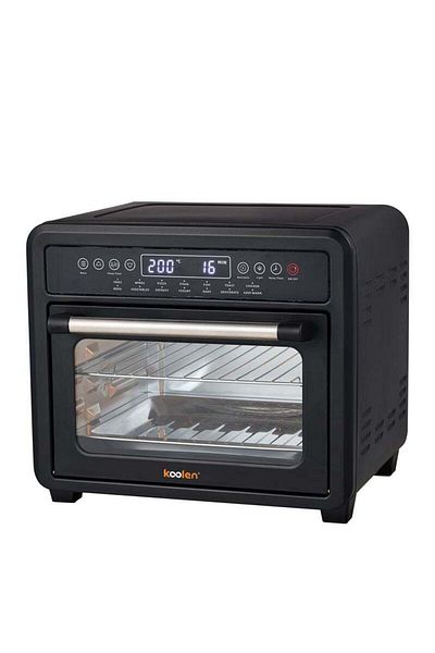 Koolen Colin Air Fryer and Oven 22 Liters 1700 Watts Digital Touch Display Window Black 802103001