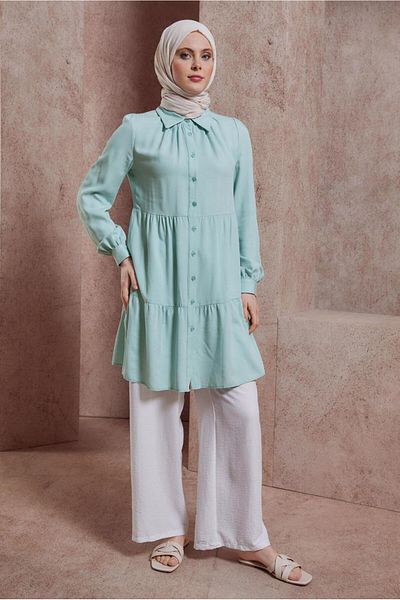 Alvina SHIRT COLLAR TUNIC 44476