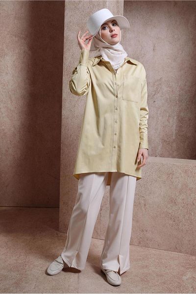 Alvina SATIN SHIRT TUNIC 44421