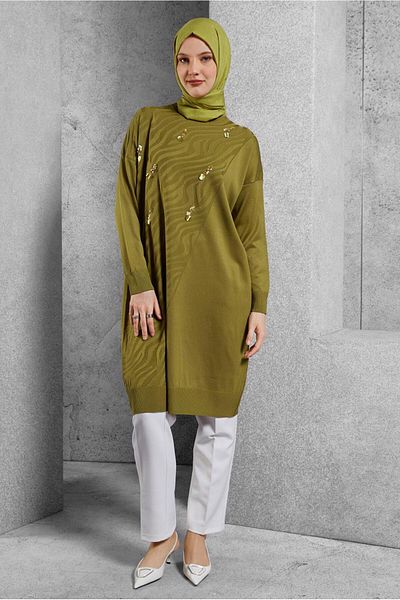 Alvina 44980 Model Knitwear Tunic