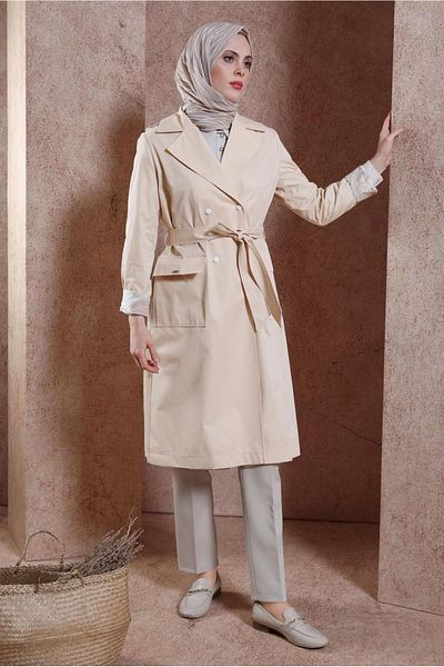 Alvina BIRDED TRENCH COAT 10865