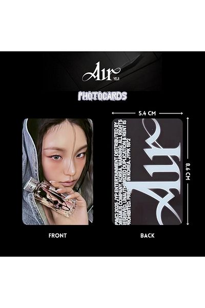 Kpop Dünyasi Itzy Yeji'' Air'' Photocards Set B