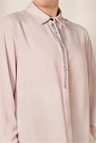 Alvina 4883 Model Chiffon Classic Tunic