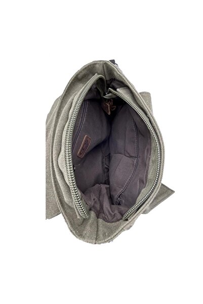 ÇÇS Ççs 31461 Kanvas Postacı Omuz Çantası Yeşil