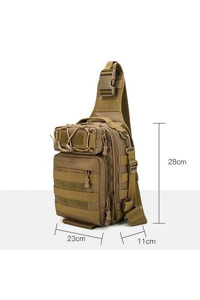 Cantayurdu TK1001 Model Tactical Camo Bodybag - Σταυρός ιμάντας
