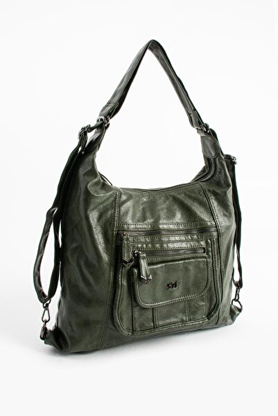 yuzuco Штучна шкіра Рюкзак Зелений (Модель: 571-13-13M)