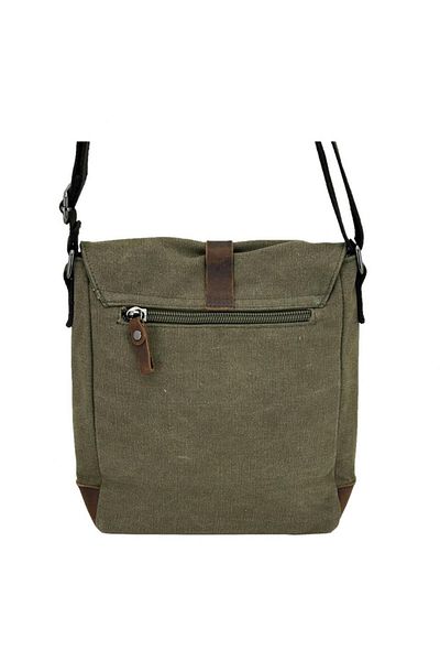 ÇÇS Ççs 31461 Canvas Messenger Τσάντα ώμου Πράσινη