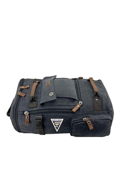 Cantayurdu Ççs London 51564 Canvas Travel Backpack Μαύρο