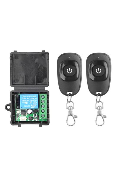 Choice 2Remote 1 Receiver 433Mhz Universal Wireless Remote Control Switch DC 12V 1CH Relay Receiver Module