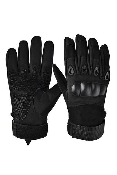 Cantayurdu Πλήρους μήκους Cay227 L Size Protection Tactical Gloves Μαύρο