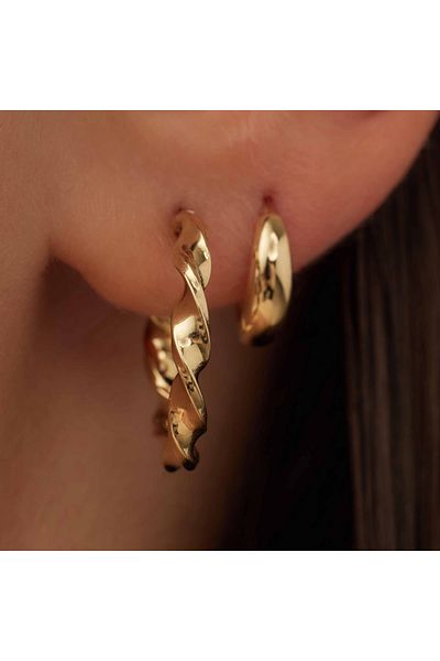 Isabel Bernard Cadeau d'Isabel 14 Karat Gold Ohrring-Set IB90176