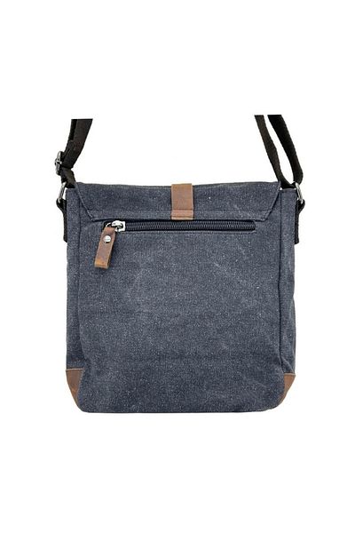 ÇÇS Ççs 31461 Geantă de umăr Messenger din pânză neagră