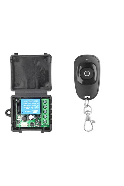 Choice 1Remote 1 Receiver 433Mhz Universal Wireless Remote Control Switch DC 12V 1CH Relay Receiver Module