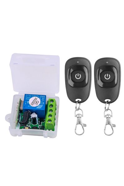 Choice 2Remote 1 Receiver 433Mhz Universal Wireless Remote Control Switch DC 12V 1CH Relay Receiver Module