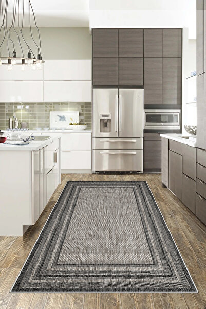 G&C HOME Dijital BASKILI Kaymaz Taban Yıkanabilir Modern Mutfak Halısı Salon ...