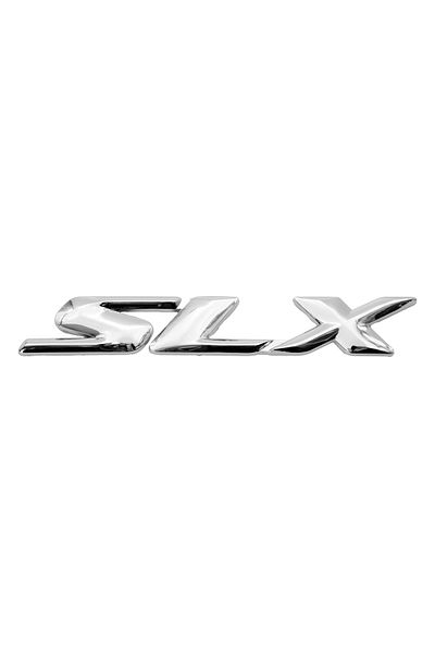 Mega Oto Market Autocolant cu logo pentru etichetă pentru bagaje SLX din plastic cromat