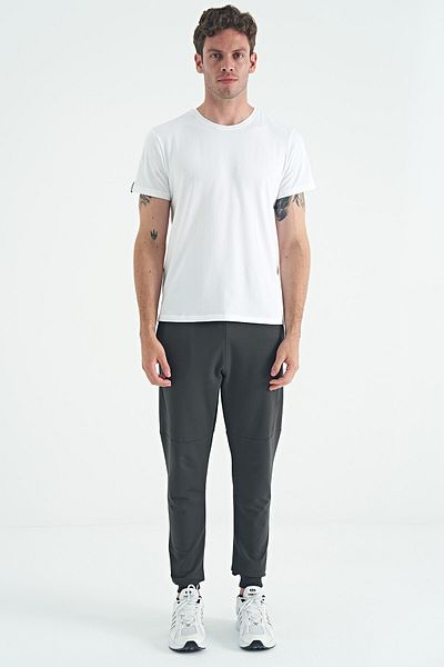 AIR JONES Ανδρικό μπλουζάκι Calvin White Basic - 88245