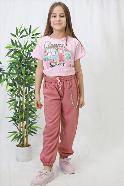 Fox Life Kids Girl's Summer Chain Crop Suit