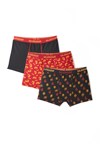GSStore Galatasaray 3'lü Çocuk Boxer C242306