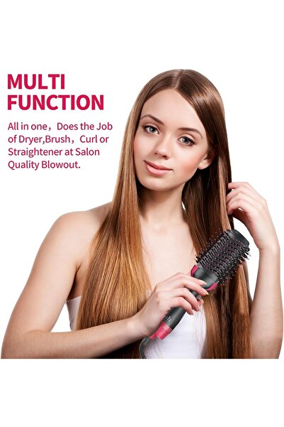 Arabest 4 In 1 Hot Air Comb,With Negative Ion Anti-frizz Ceramic Titanium Bar...