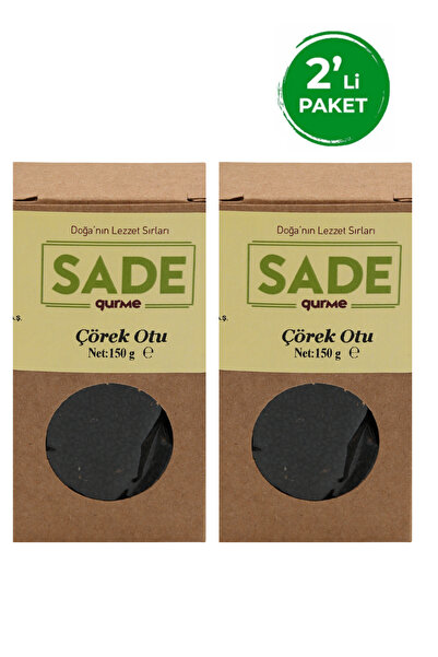 Sade Organik Sade Gurme Çörek Otu 150gr 2'li Paket